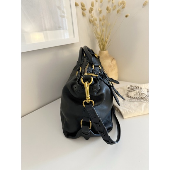 Lauren Ralph Lauren ~ Vintage Black Woodland Convert Tote Bag - Picture 4 of 17